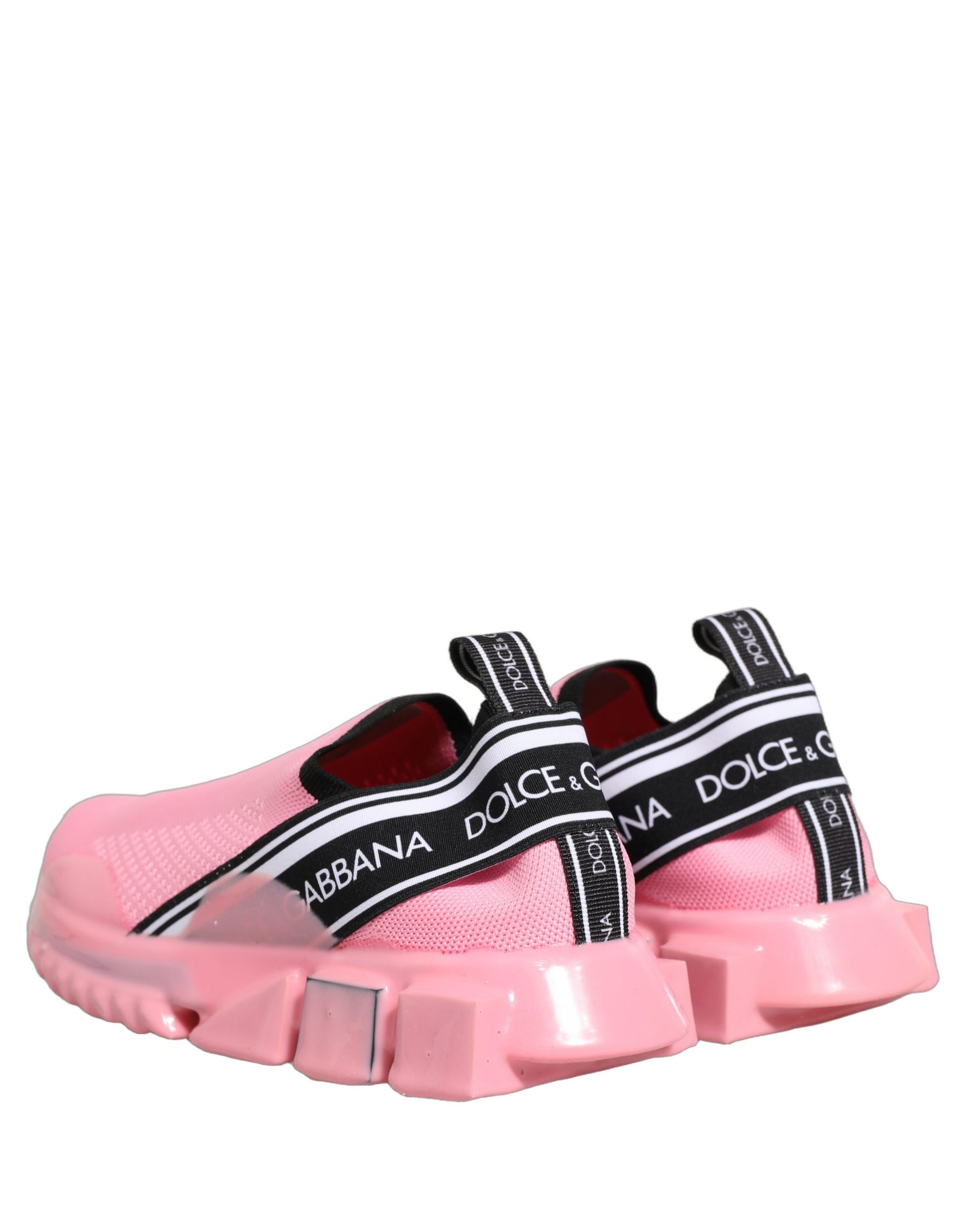 Dolce & Gabbana Pink Slip On Low Top Sorrento Sneakers Shoes | Regal Royce