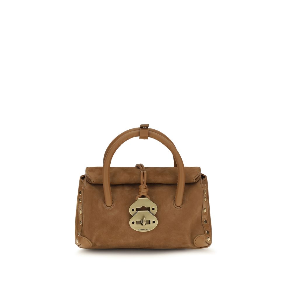 Zanellato Brown Calf Leather Bos Taurus Handbag | Regal Royce