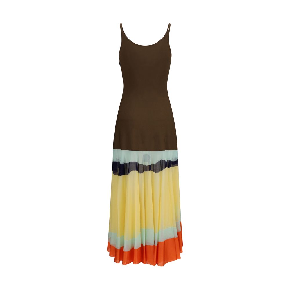 Fendi Multicolor Viscose Casual Dress | Regal Royce
