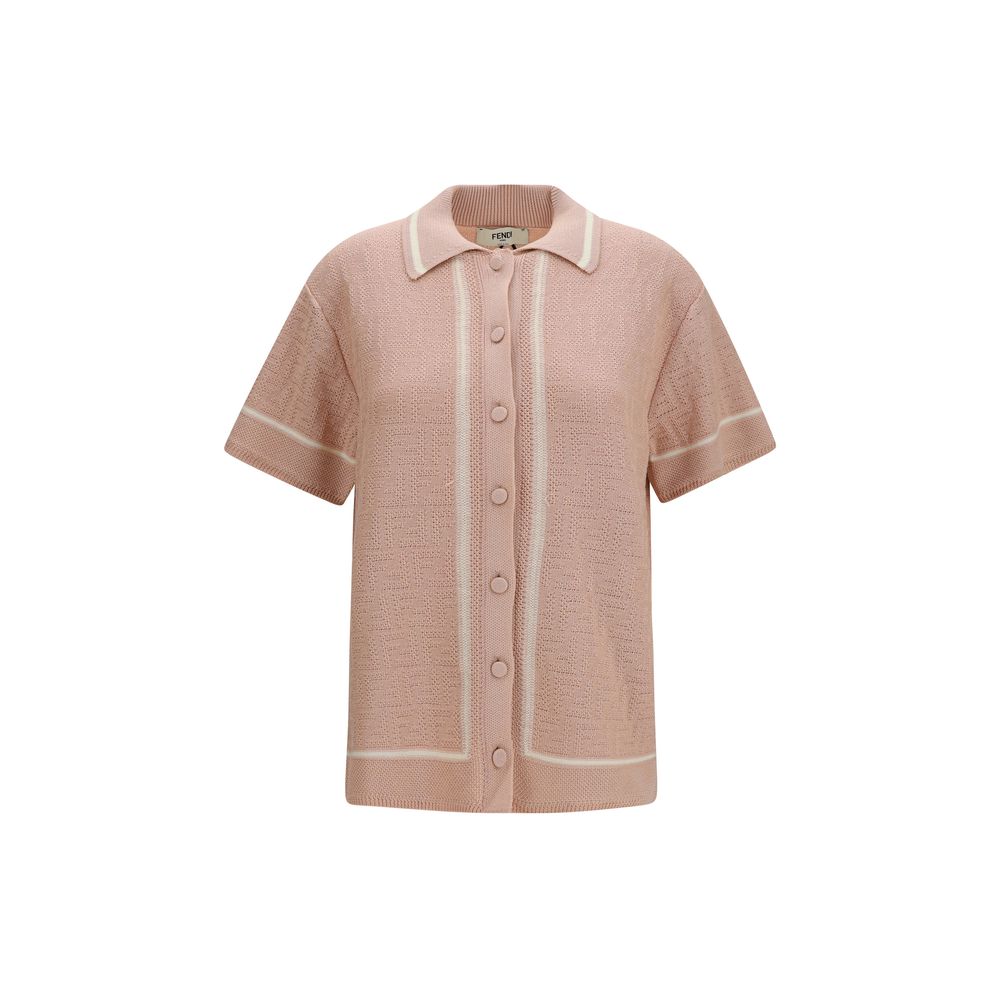 Fendi Multicolor Cotton Shortsleeve Shirt | Regal Royce
