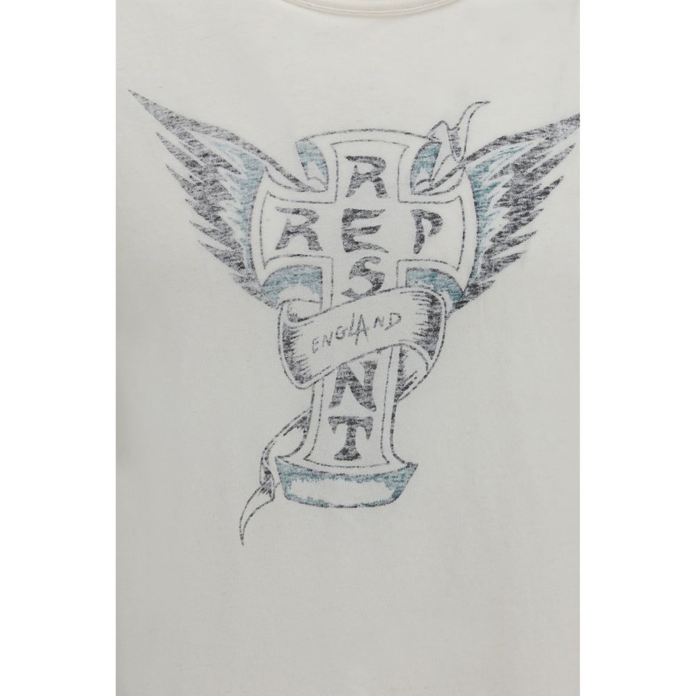 Represent White Cotton T-Shirt | Regal Royce