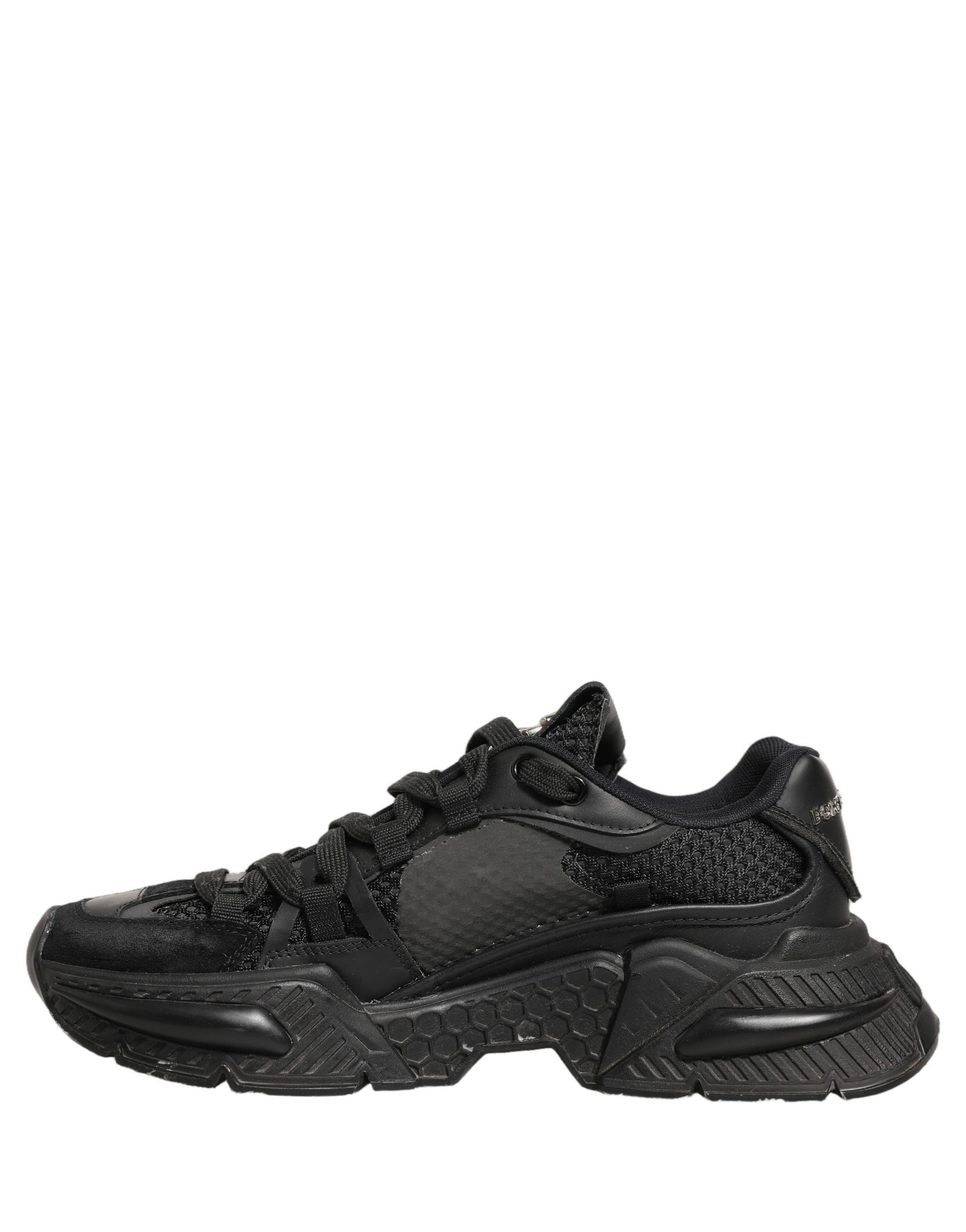 Dolce & Gabbana Black Airmaster Low Top Sneakers Shoes | Regal Royce