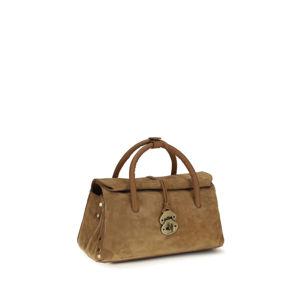 Zanellato Brown Calf Leather Bos Taurus Handbag | Regal Royce