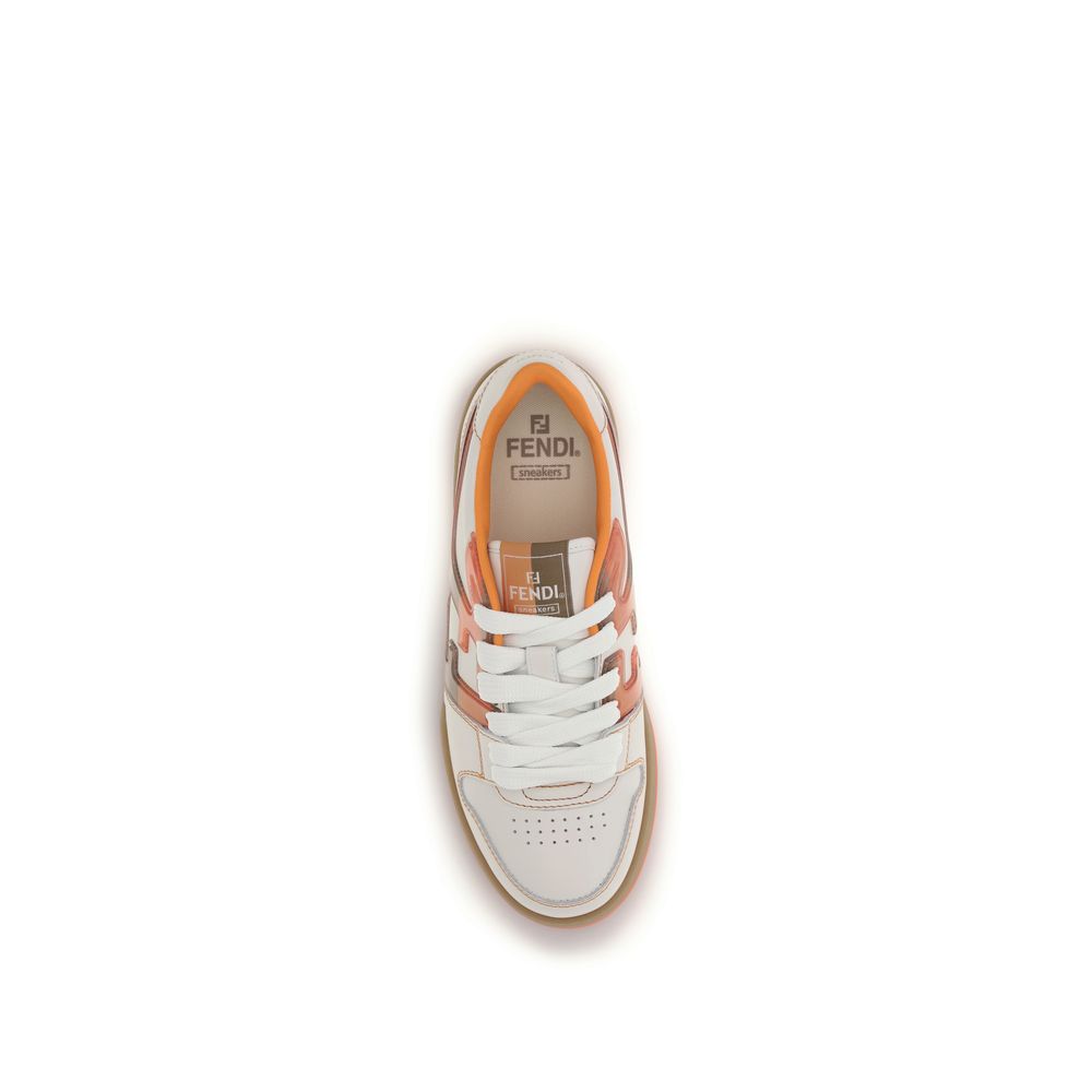 Fendi Multicolor Leather Athletic Sneakers | Regal Royce