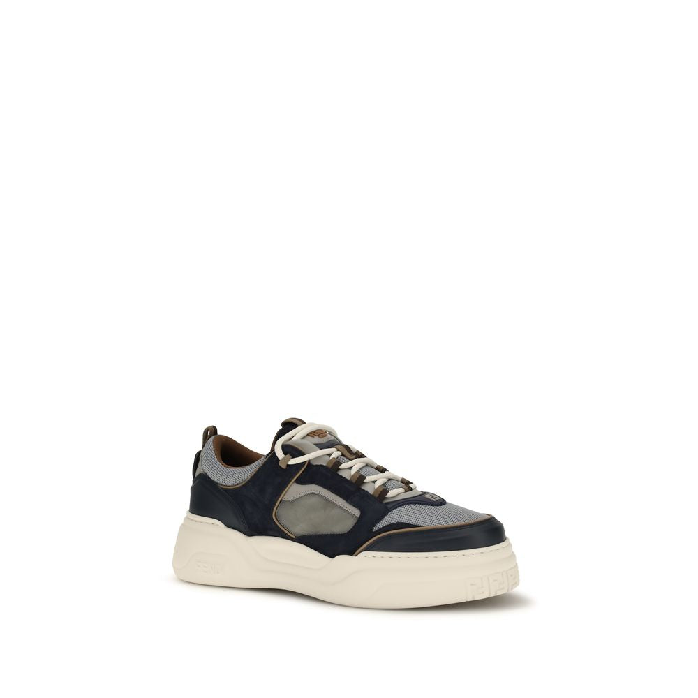 Fendi Multicolor Calf Leather Bos Taurus Athletic Sneakers | Regal Royce