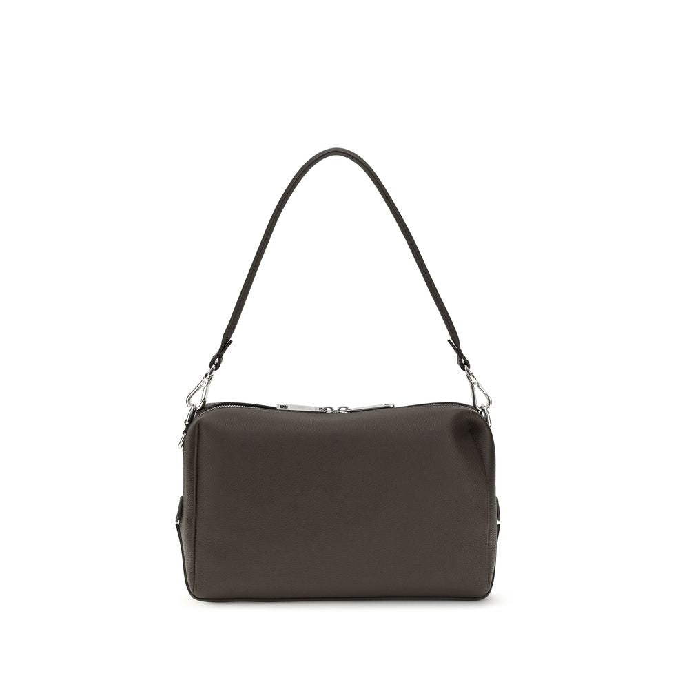 Fendi Brown Calf Leather Bos Taurus Shoulder Bag | Regal Royce