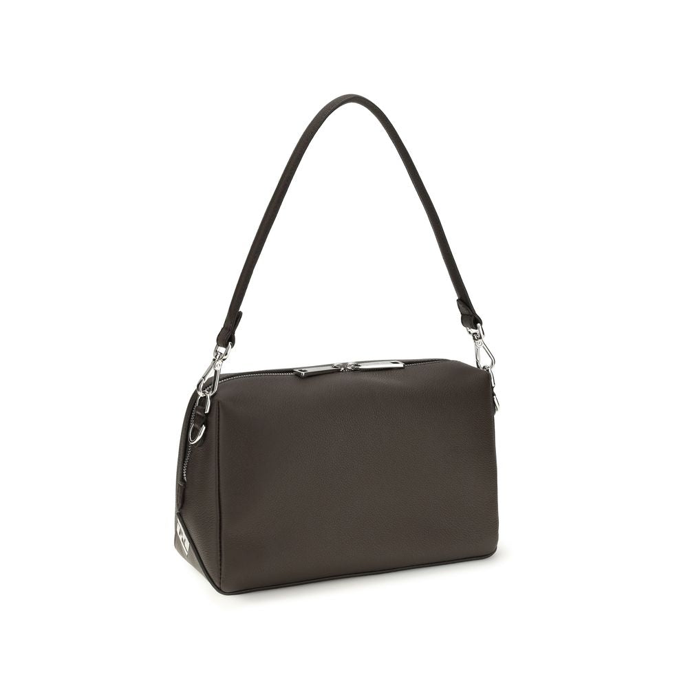 Fendi Brown Calf Leather Bos Taurus Shoulder Bag | Regal Royce