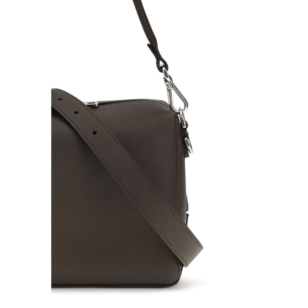 Fendi Brown Calf Leather Bos Taurus Shoulder Bag | Regal Royce