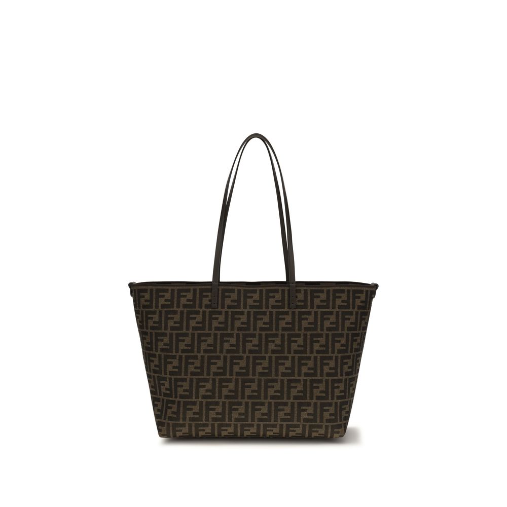 Fendi Brown Fabric Shoulder Bag | Regal Royce