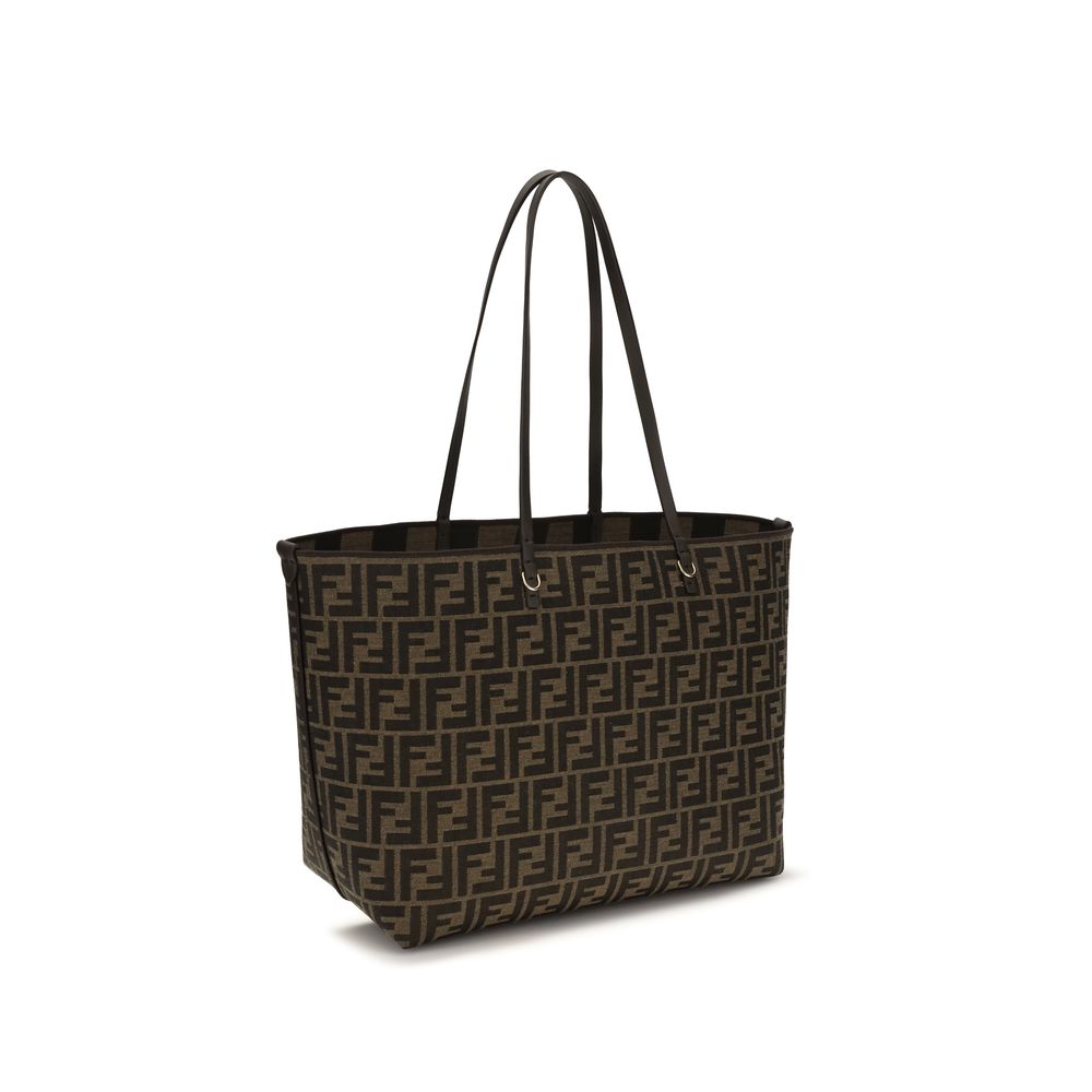 Fendi Brown Fabric Shoulder Bag | Regal Royce