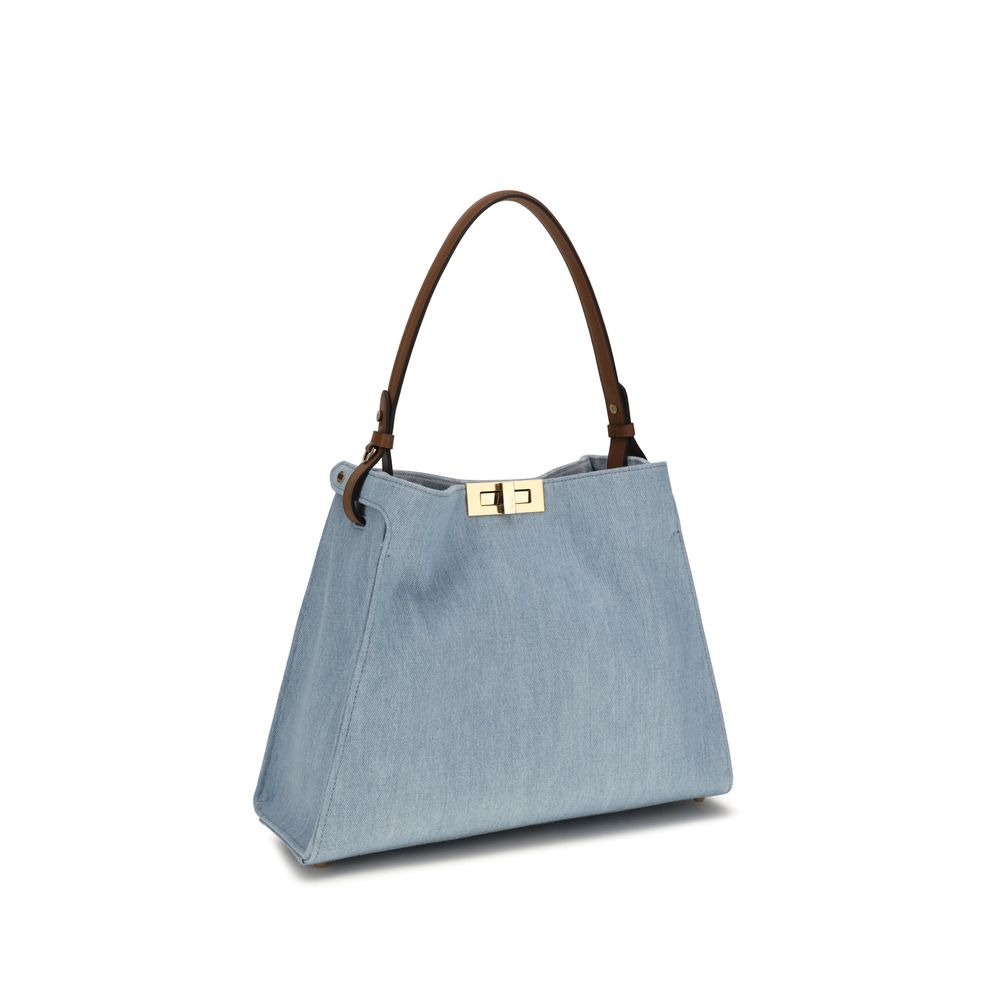 Fendi Blue Cotton Handbag | Regal Royce