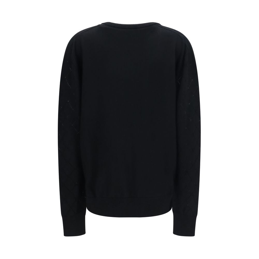 Balmain Black Wool Oves Aries Sweatshirt | Regal Royce