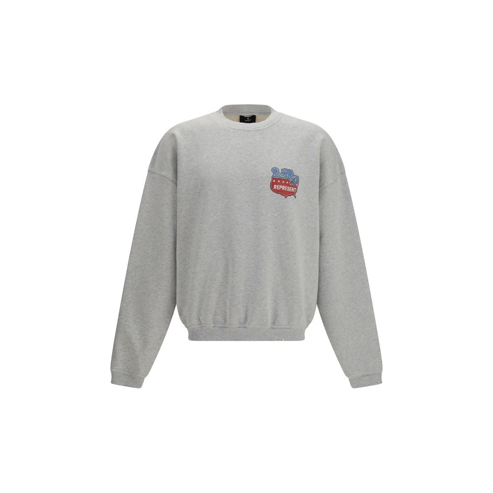 Represent Gray Cotton Sweatshirt | Regal Royce