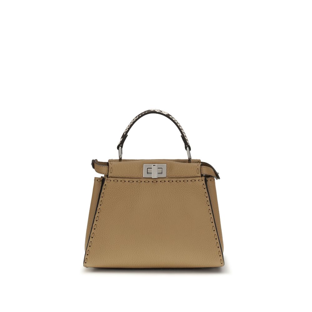 Fendi Beige Calf Leather Bos Taurus Handbag | Regal Royce