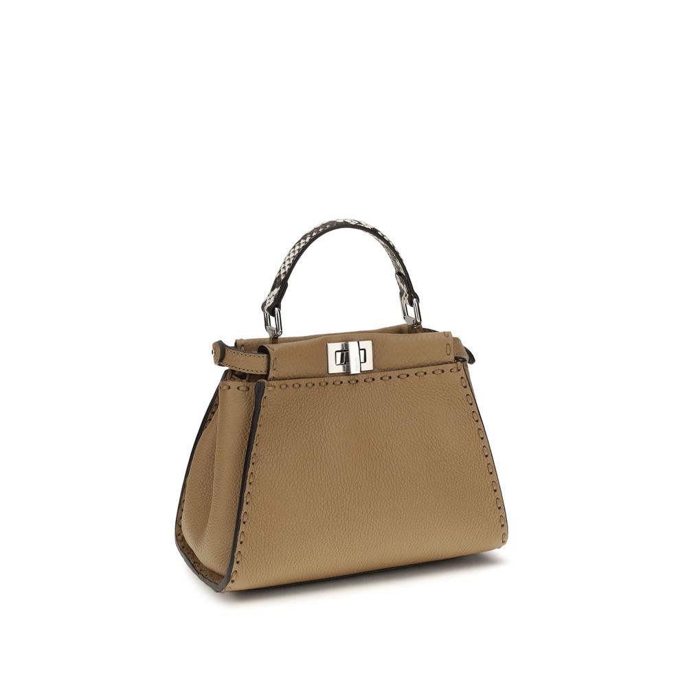 Fendi Beige Calf Leather Bos Taurus Handbag | Regal Royce