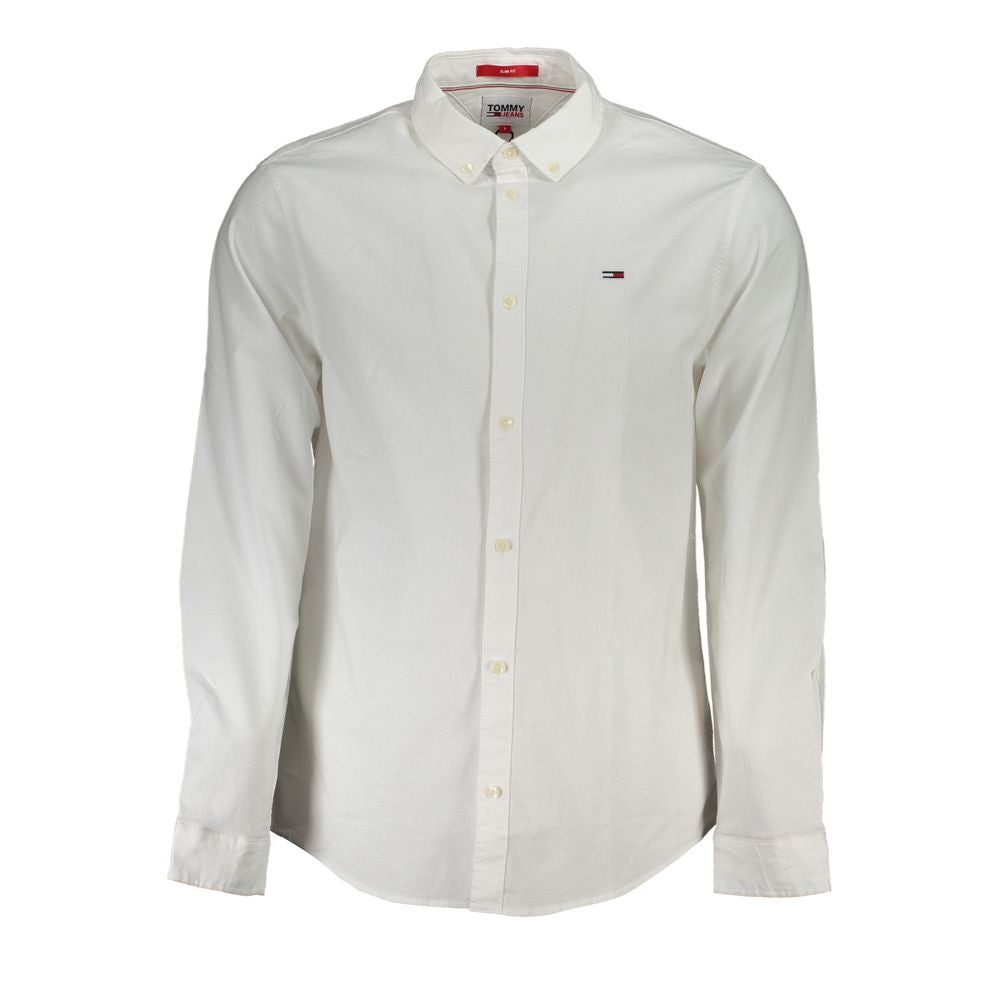 Tommy Hilfiger Bianco Cotton Men's Shirt | Regal Royce