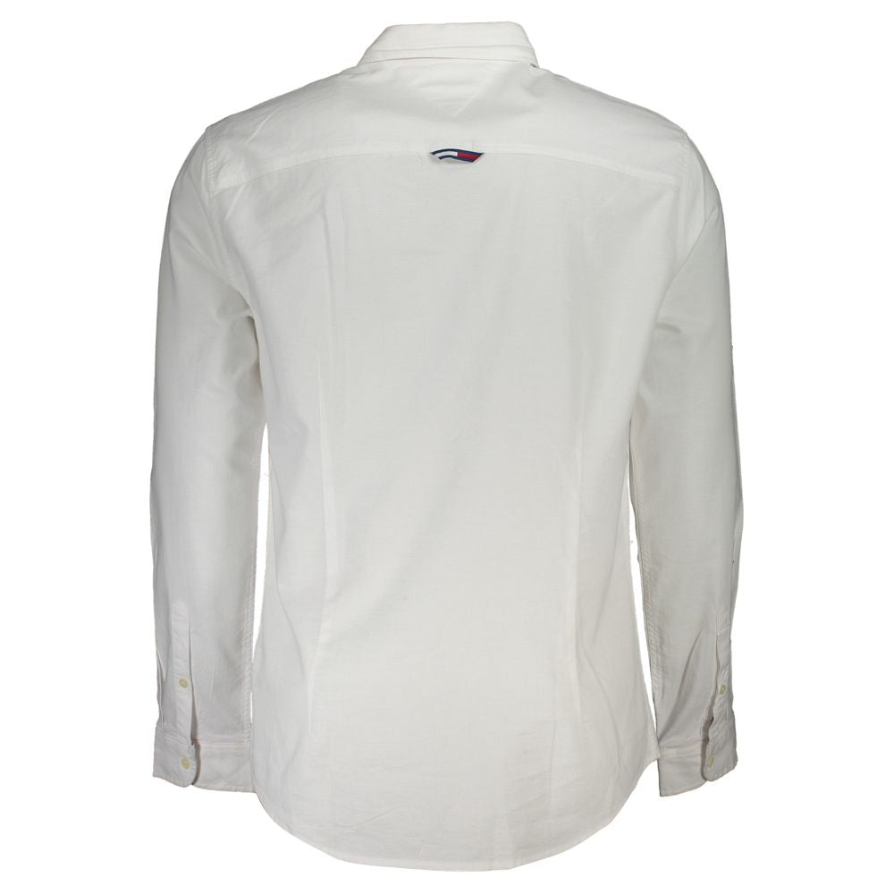 Tommy Hilfiger Bianco Cotton Men's Shirt | Regal Royce