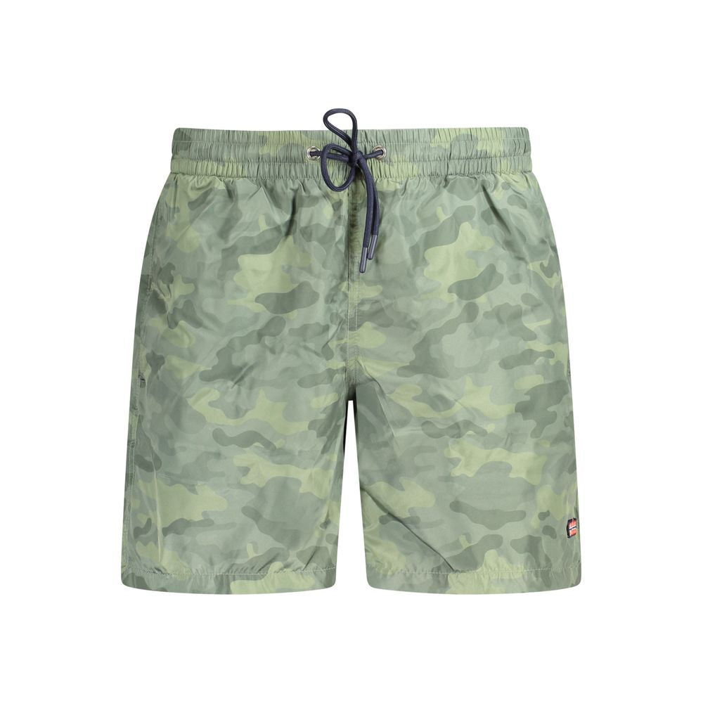 Norway 1963 Verde Polyester Men's Boxer | Regal Royce