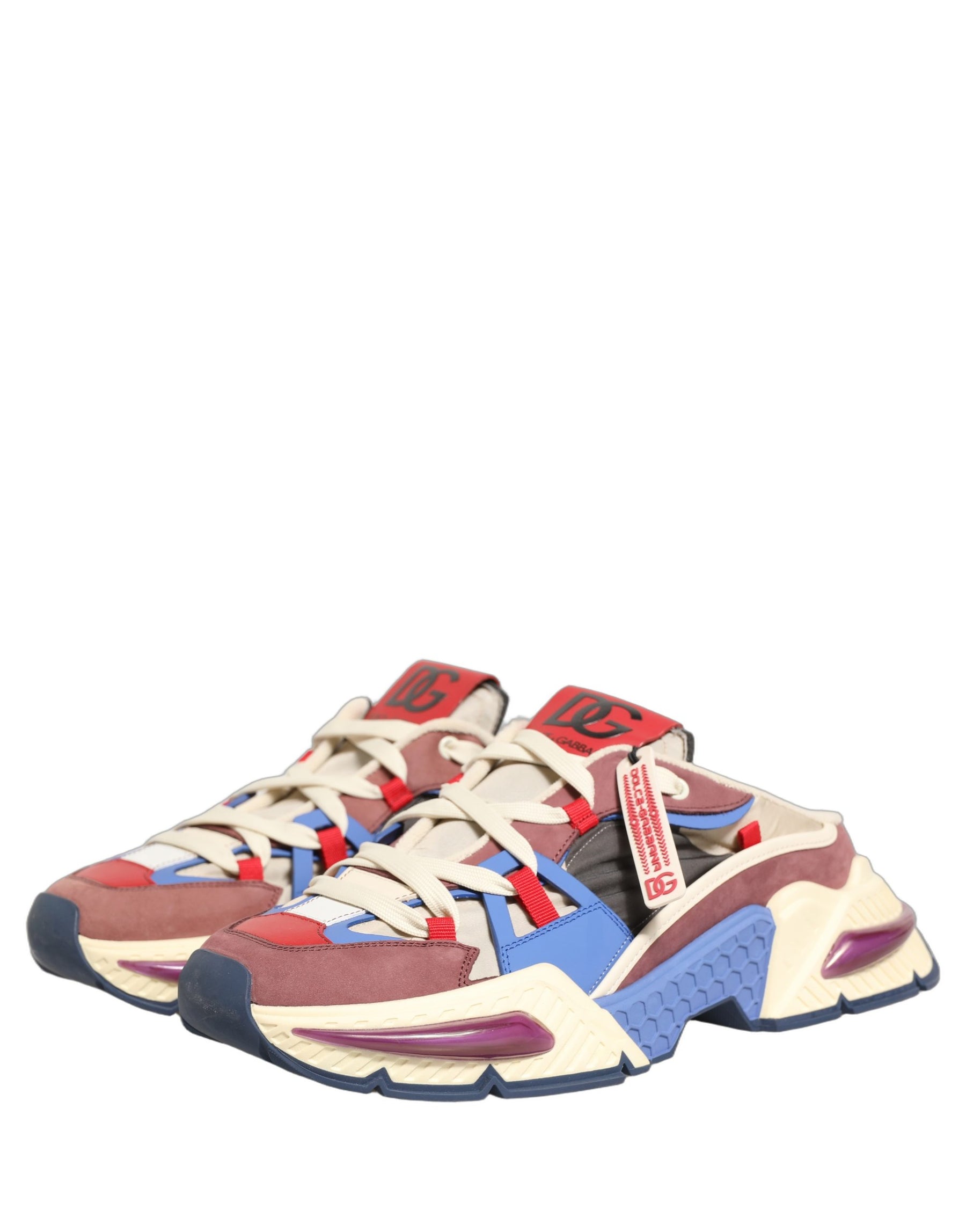 Dolce & Gabbana Multicolor Low Top Airmaster Sneakers Shoes | Regal Royce