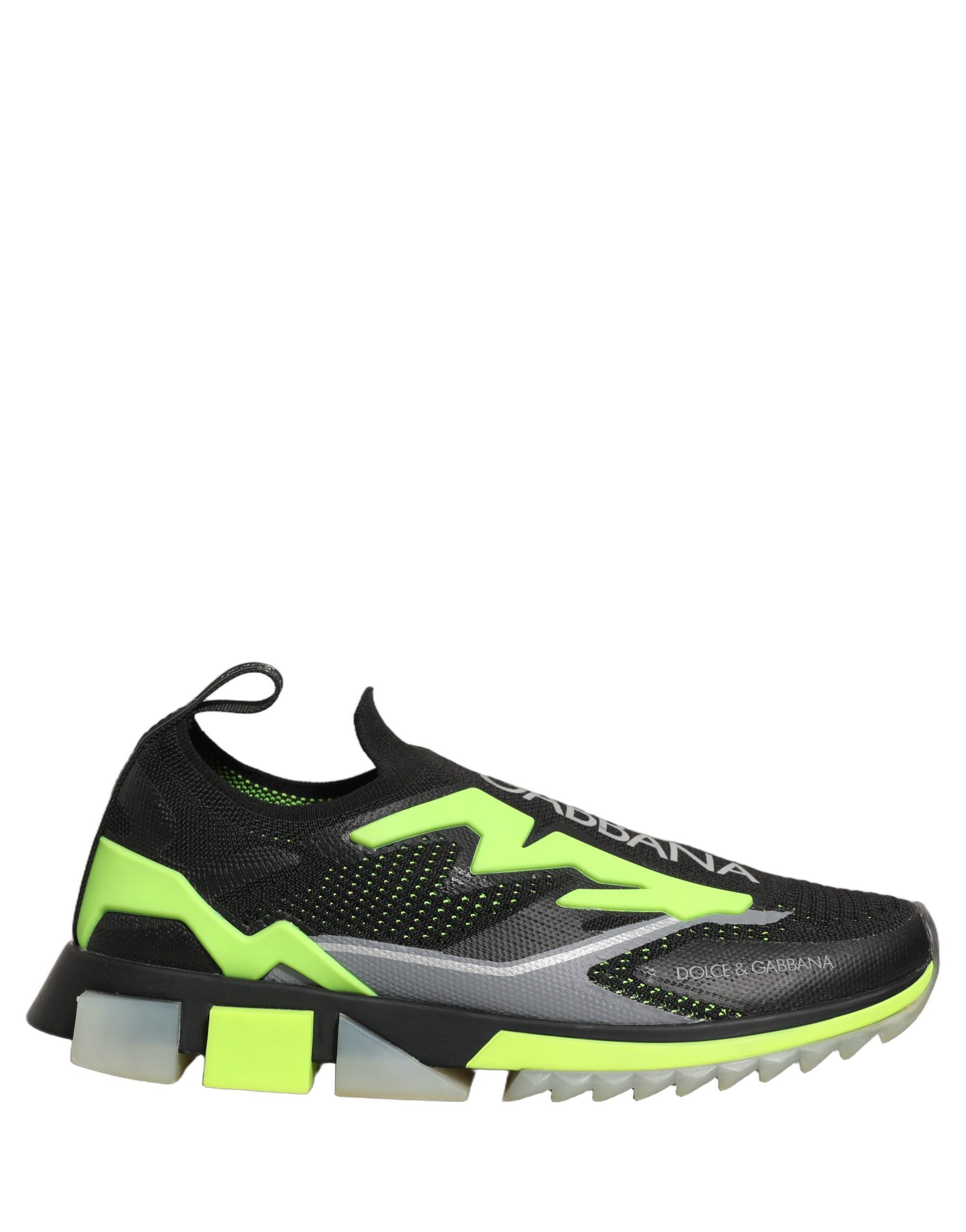 Dolce & Gabbana Black Green Sorrento Low Top Sneakers Shoes | Regal Royce