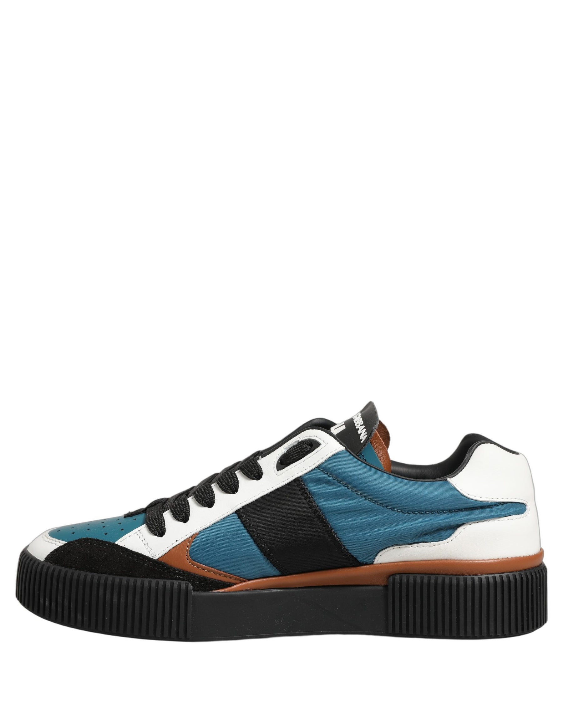 Dolce & Gabbana Multicolor Leather MIAMI Low Top Men Sneakers Shoes | Regal Royce