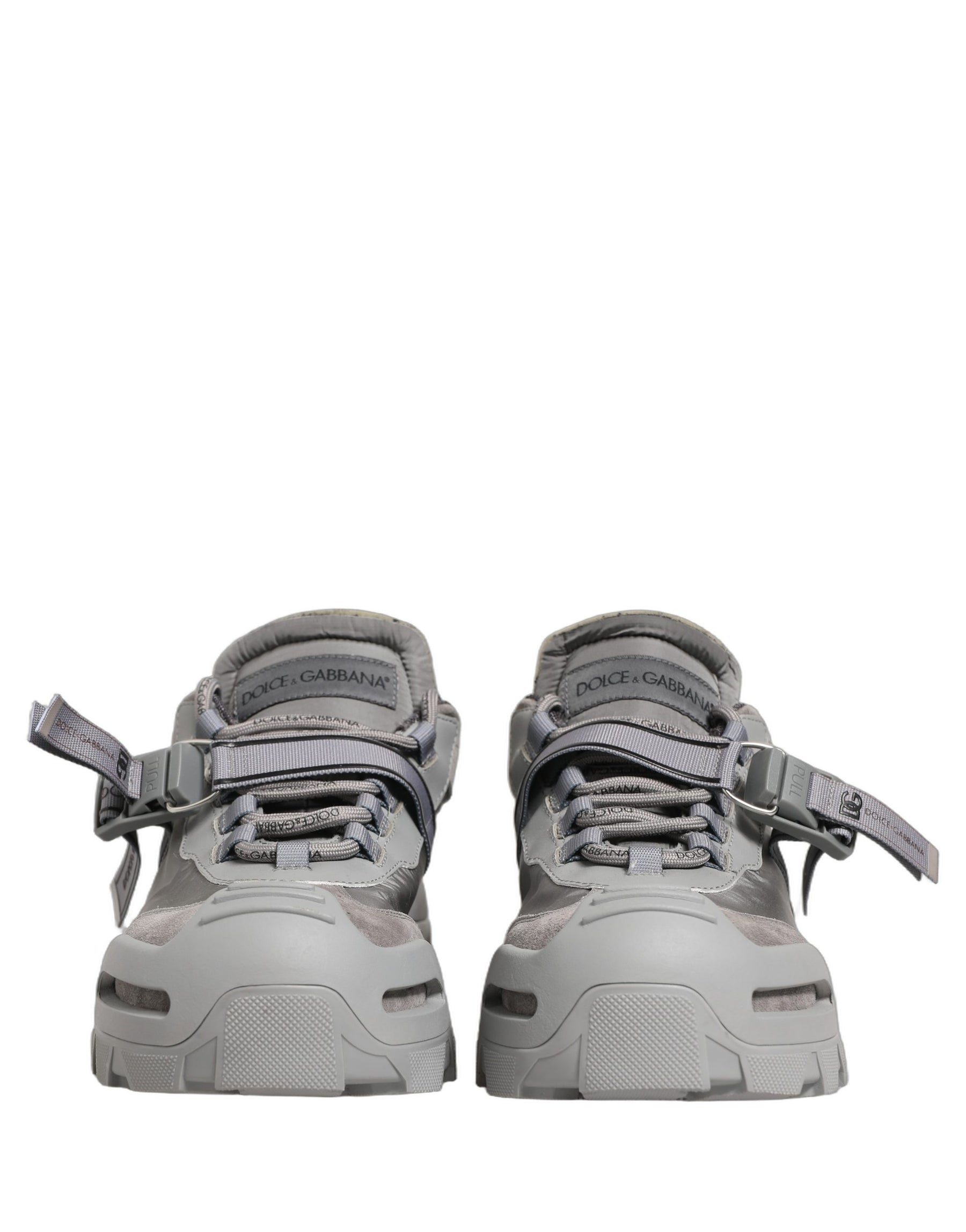 Dolce & Gabbana Gray Airmaster Panelled Low Top Men Sneakers Shoes | Regal Royce