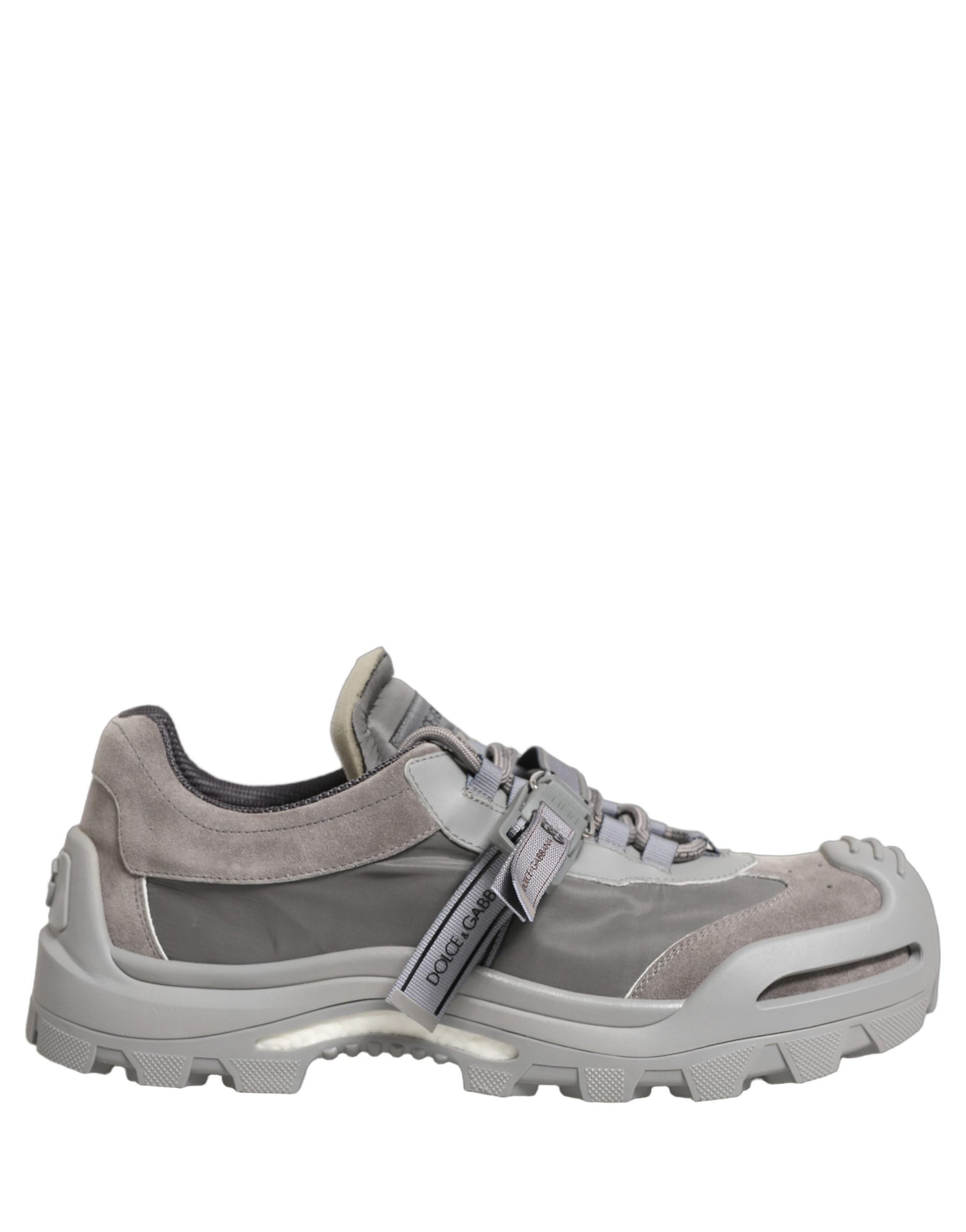 Dolce & Gabbana Gray Airmaster Panelled Low Top Men Sneakers Shoes | Regal Royce
