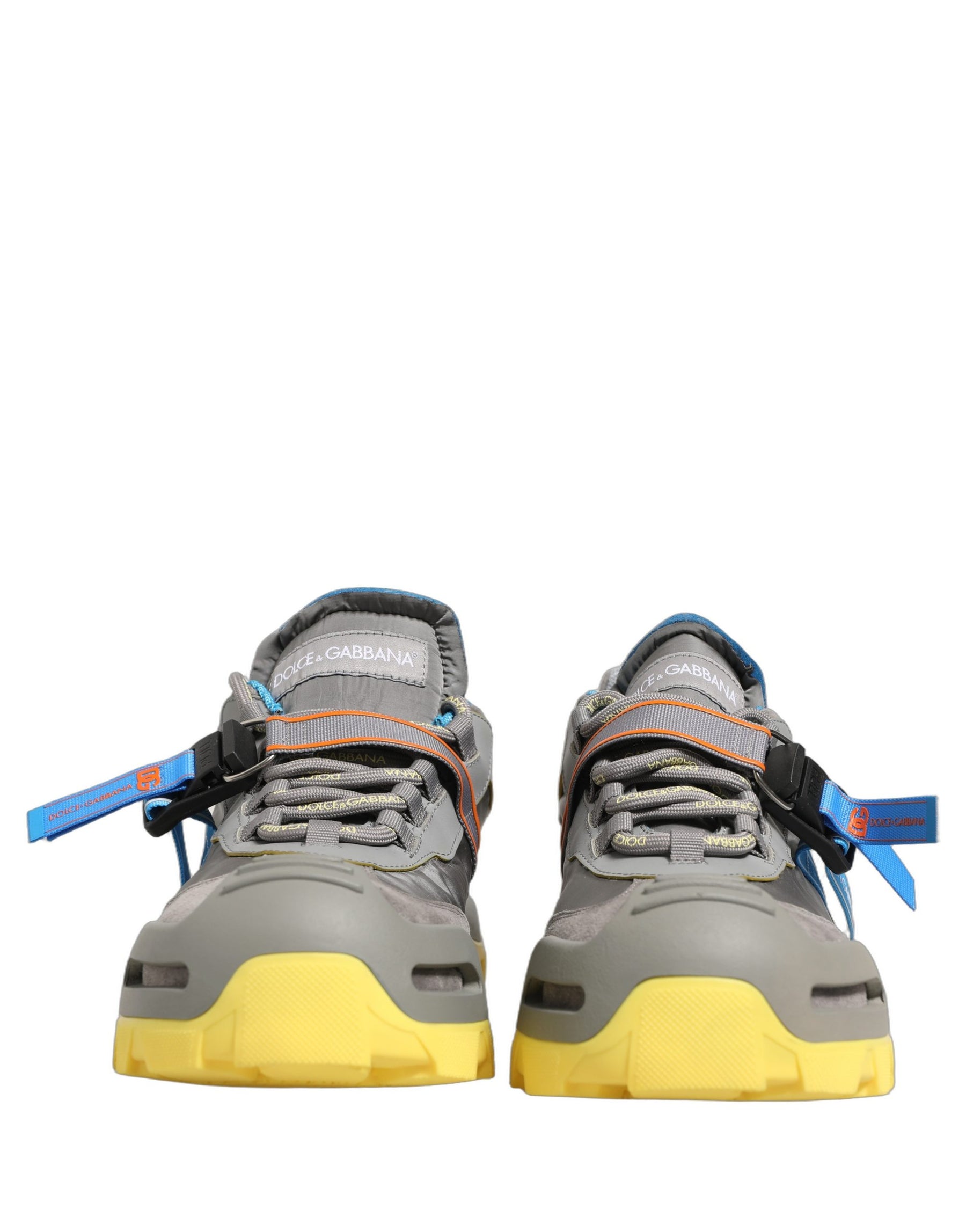 Dolce & Gabbana Gray Airmaster Panelled Low Top Men Sneakers Shoes | Regal Royce