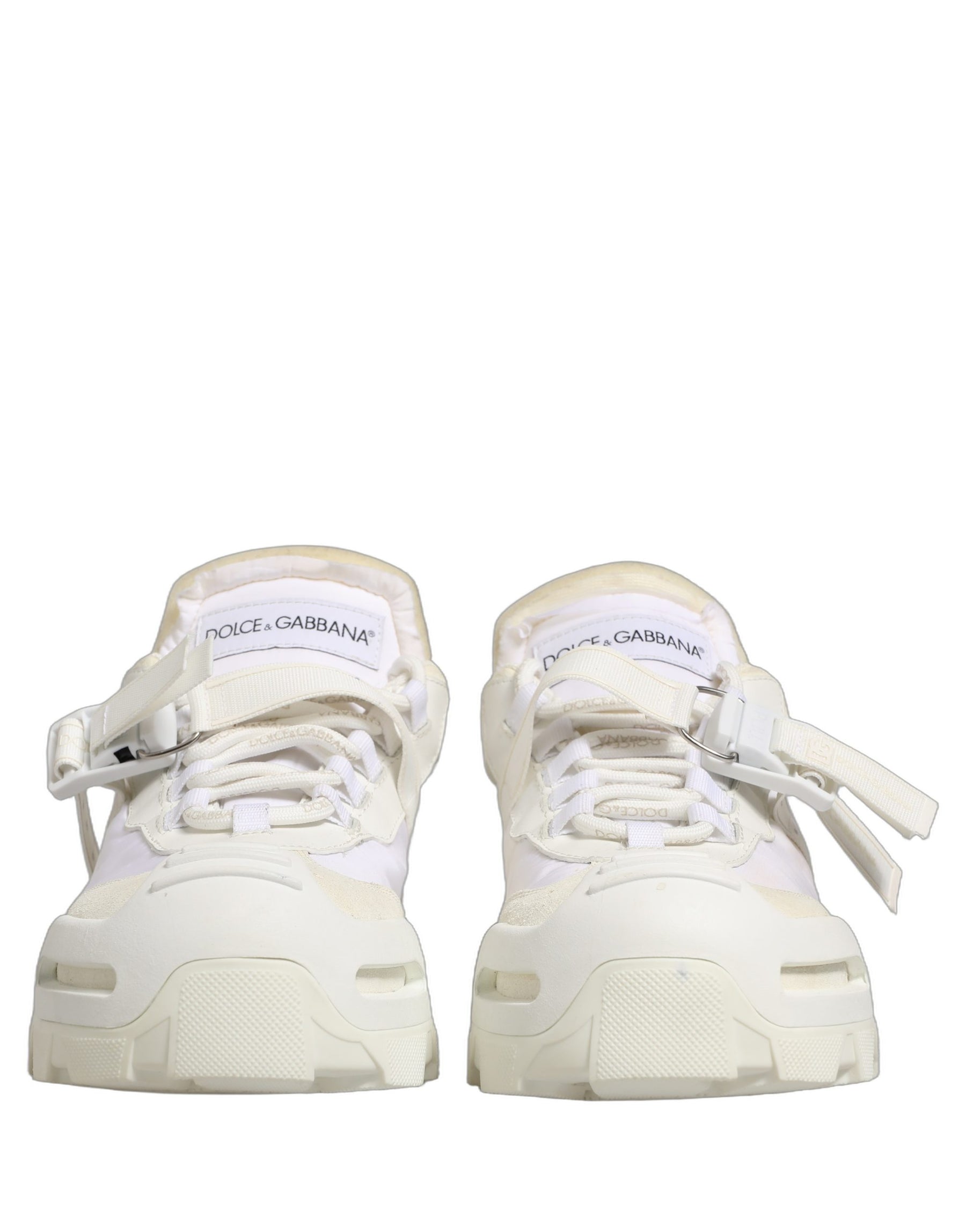 Dolce & Gabbana White Airmaster Panelled Low Top Men Sneakers Shoes | Regal Royce