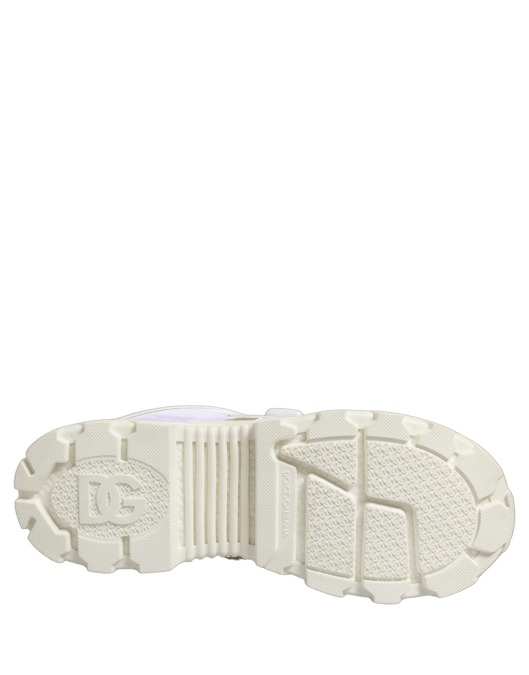 Dolce & Gabbana White Airmaster Panelled Low Top Men Sneakers Shoes | Regal Royce