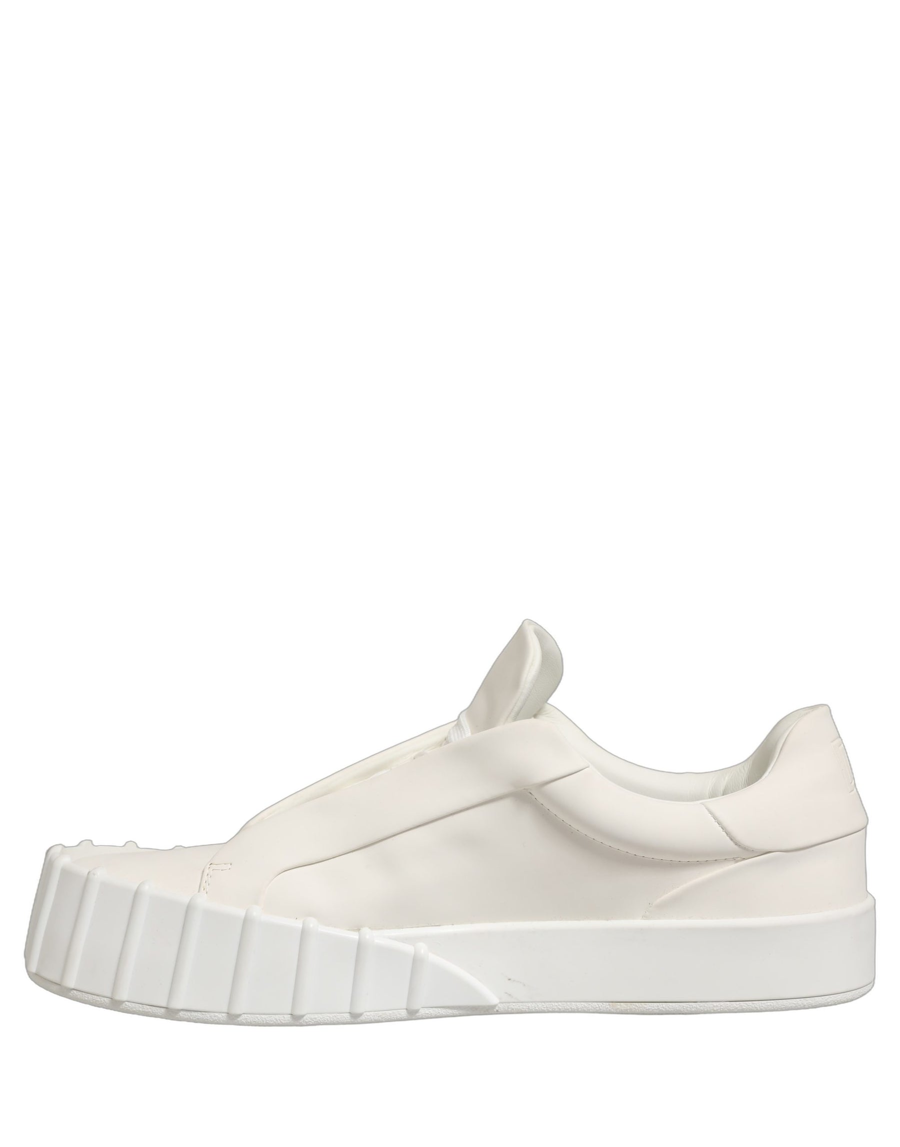 Dolce & Gabbana White Leather Low Top Lace Up Sneakers Shoes | Regal Royce