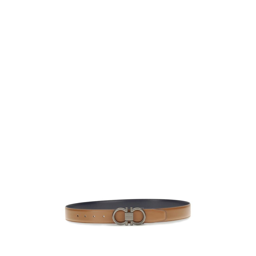 Ferragamo Beige Calf Leather Bos Taurus Regular Belt | Regal Royce