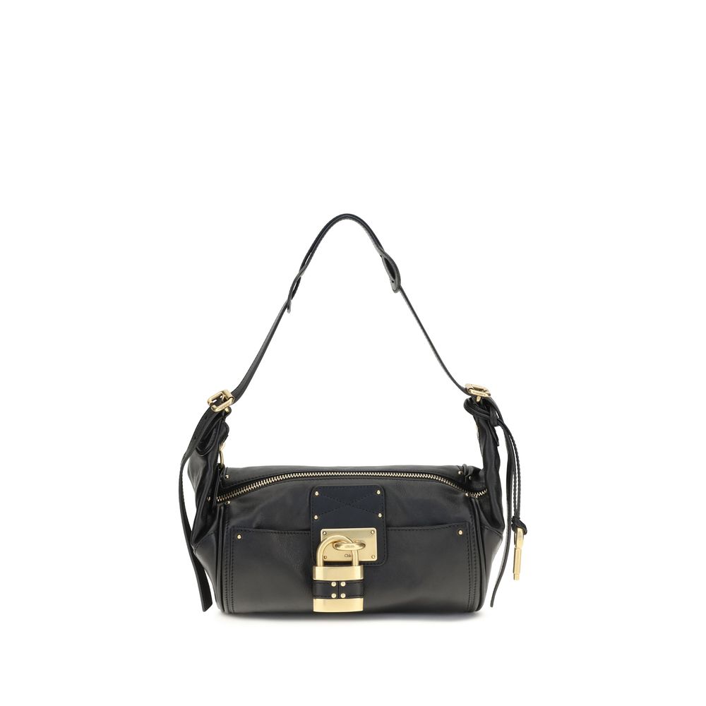Chloé Black Calf Leather Bos Taurus Shoulder Bag | Regal Royce