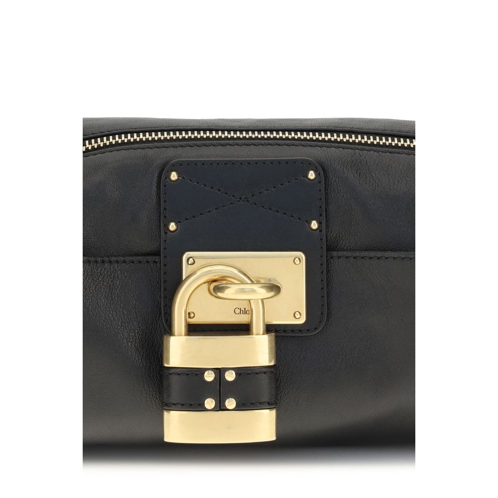 Chloé Black Calf Leather Bos Taurus Shoulder Bag | Regal Royce
