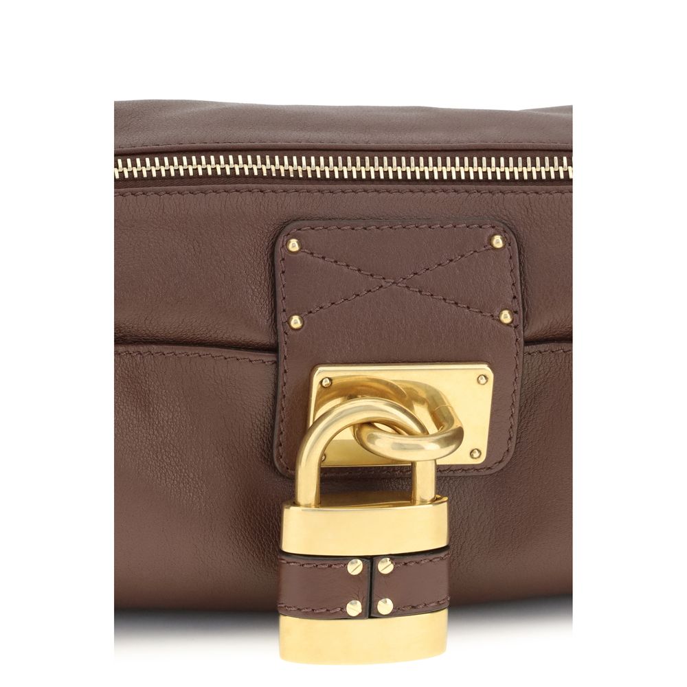 Chloé Brown Calf Leather Bos Taurus Shoulder Bag | Regal Royce