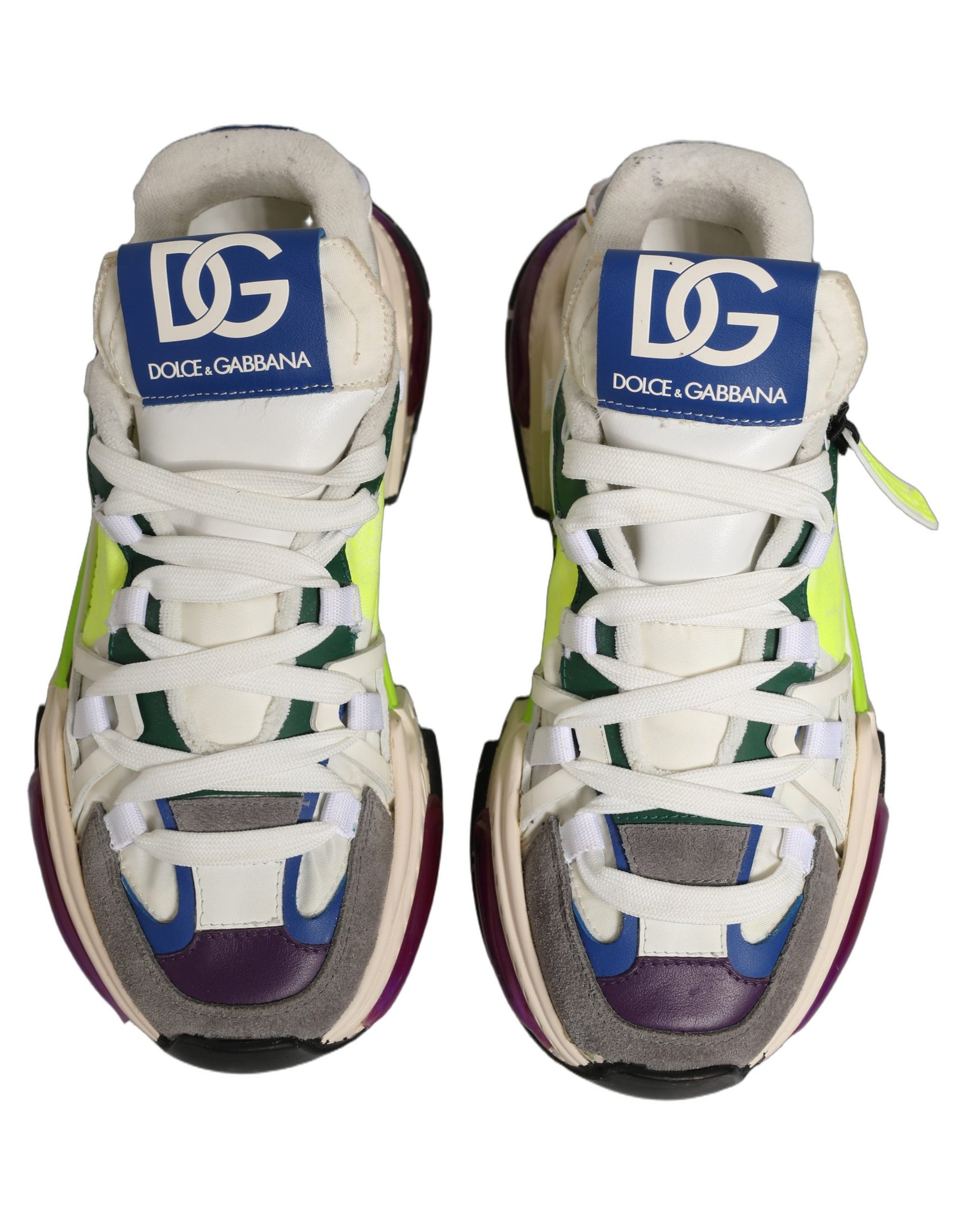 Dolce & Gabbana Multicolor Airmaster Low Top Sneaker Shoes | Regal Royce