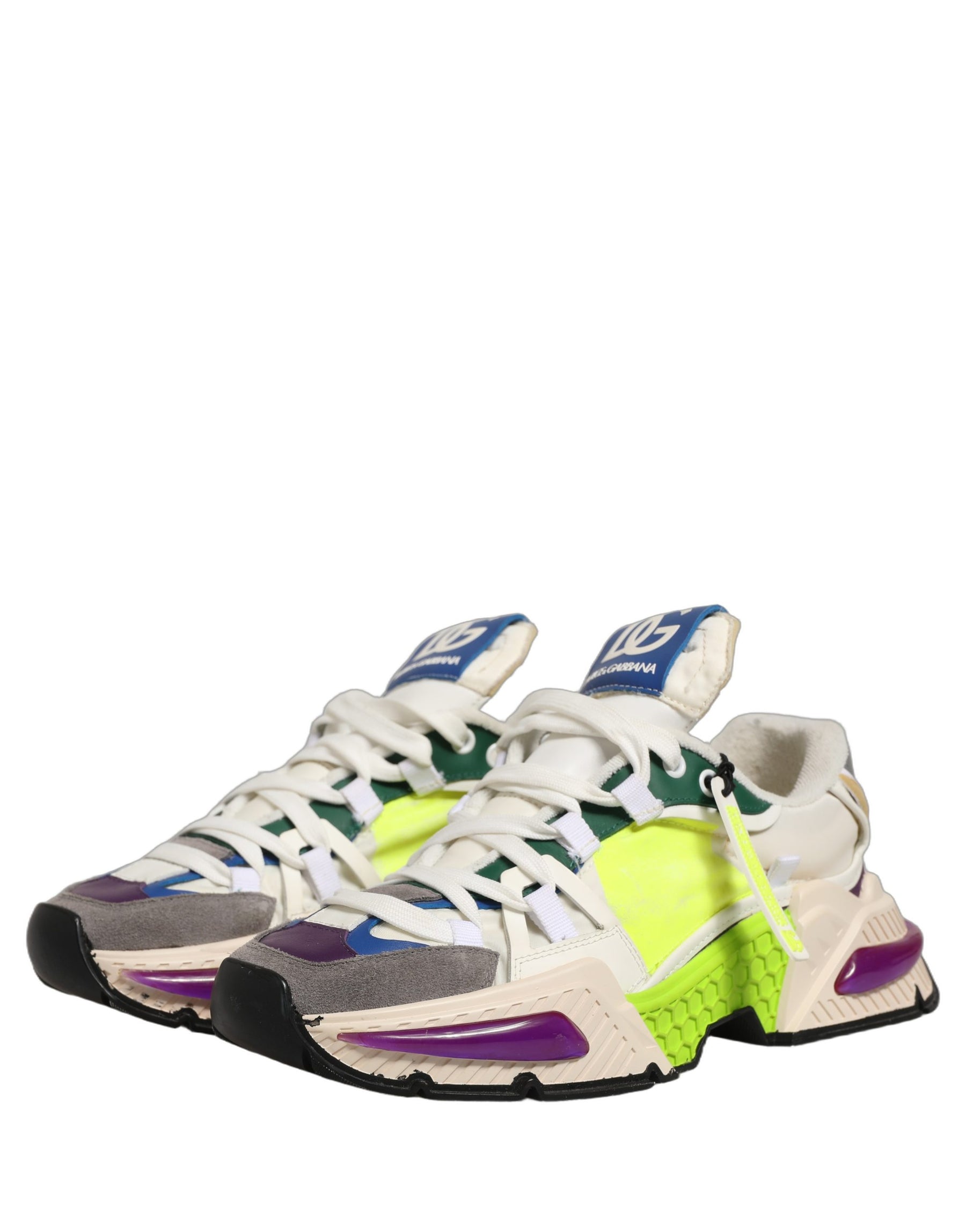 Dolce & Gabbana Multicolor Airmaster Low Top Sneaker Shoes | Regal Royce