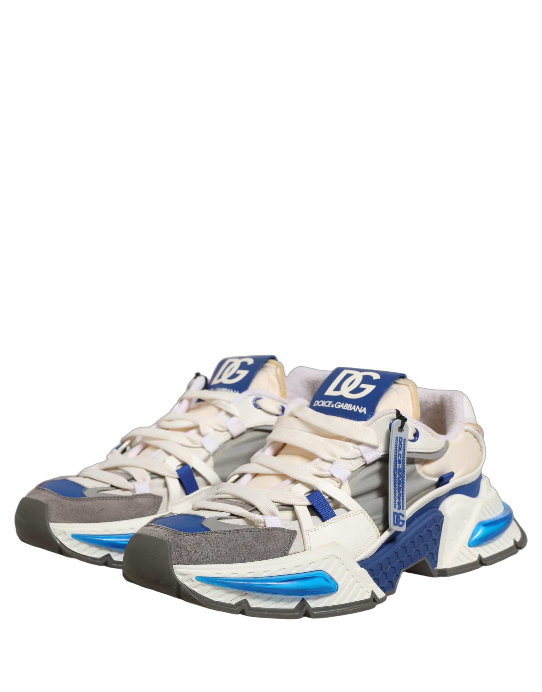 Dolce & Gabbana Black White Daymaster Low Top Sneakers Shoes | Regal Royce