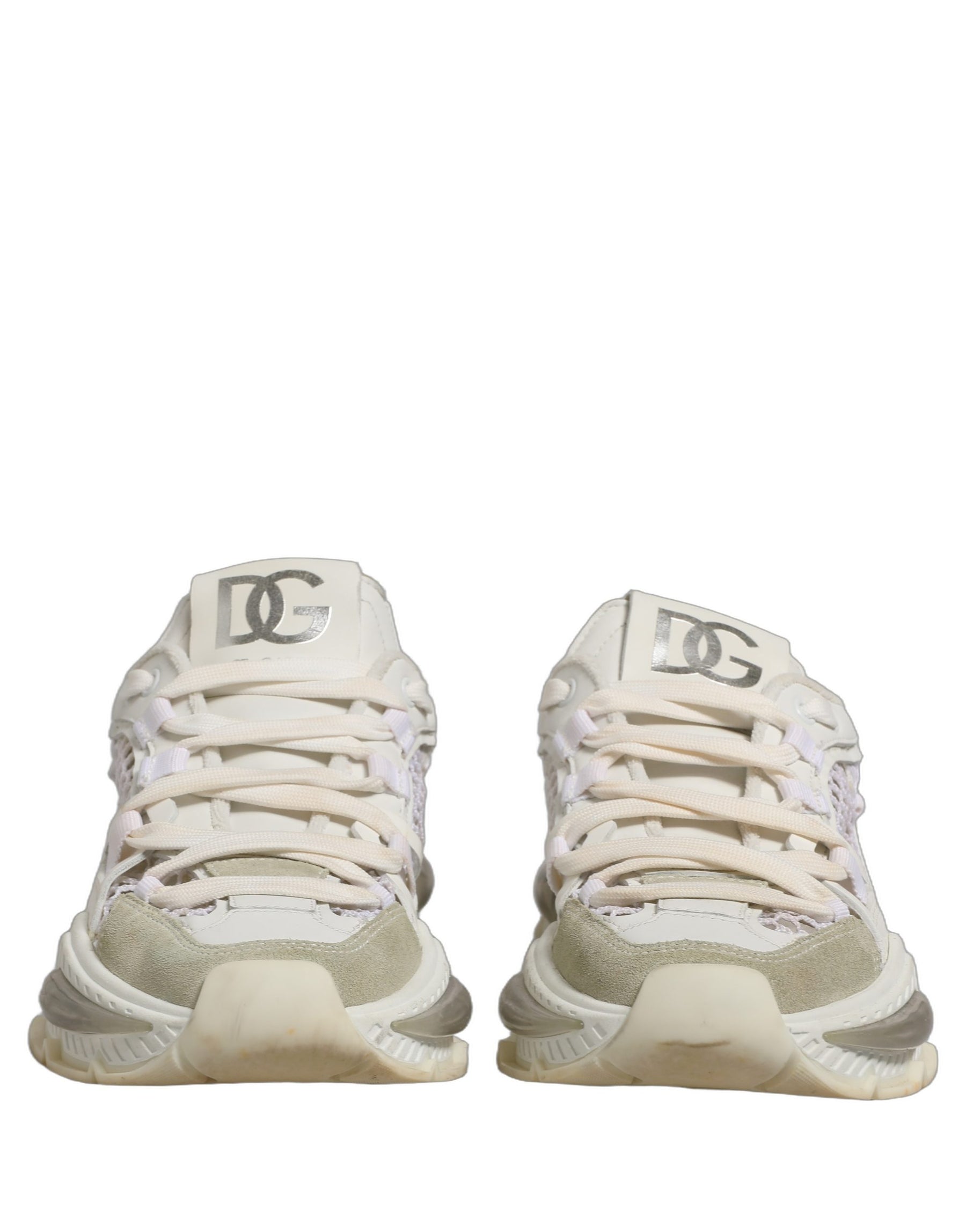 Dolce & Gabbana White Airmaster Mesh Low Top Sneakers Shoes | Regal Royce