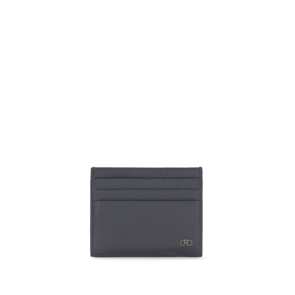 Ferragamo Blue Calf Leather Bos Taurus Wallet | Regal Royce