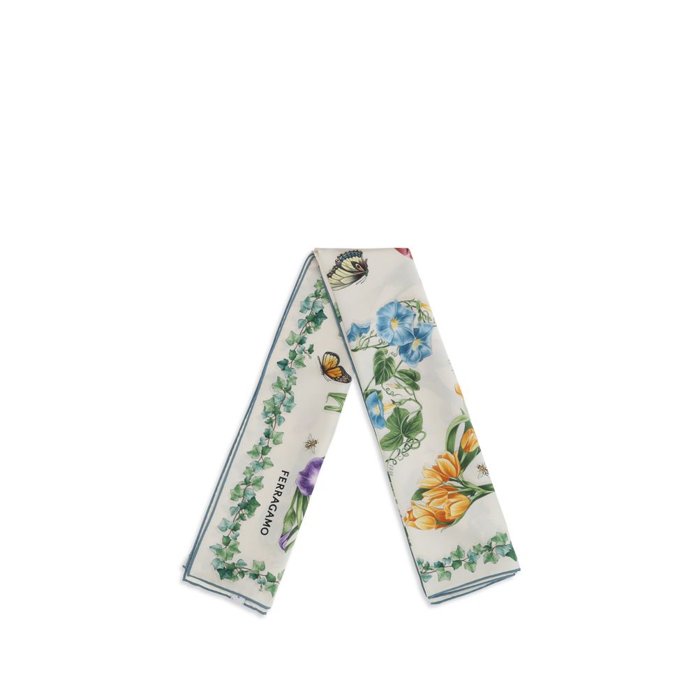 Ferragamo Multicolor Silk Scarf | Regal Royce