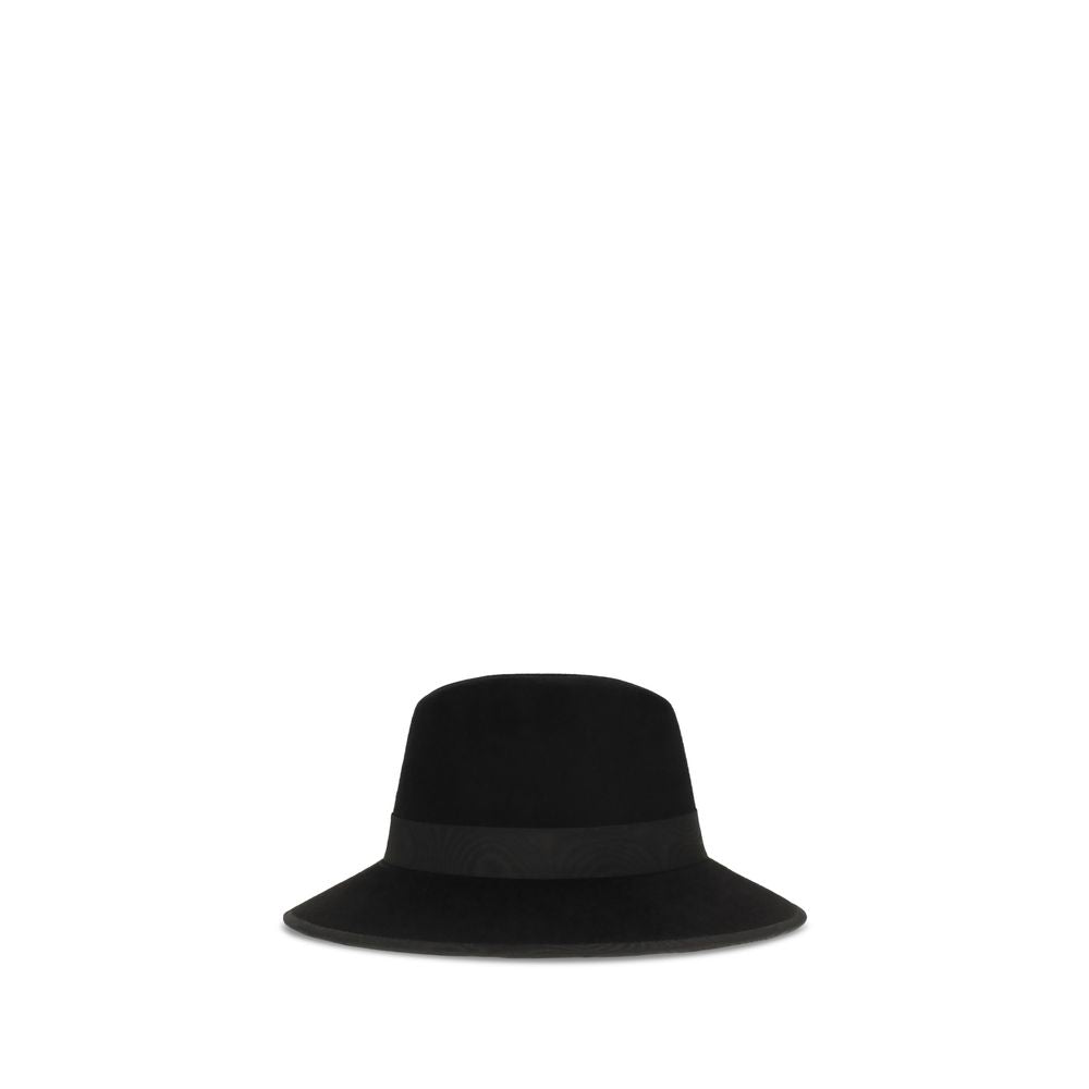 Valentino Garavani Black Cotton Fedora | Regal Royce