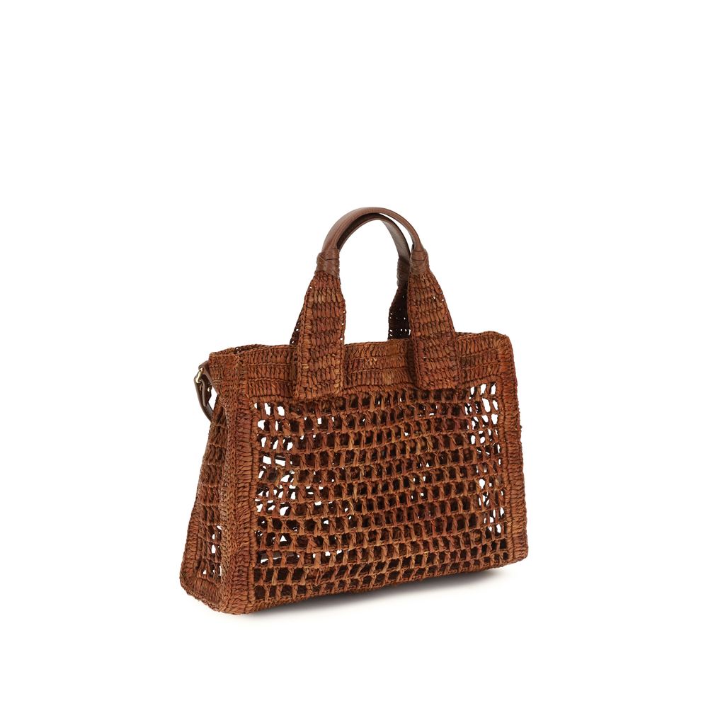 Chloé Brown Raffia Shoulder Bag | Regal Royce