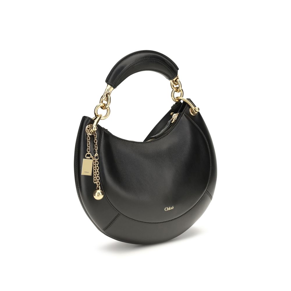 Chloé Black Calf Leather Bos Taurus Shoulder Bag | Regal Royce