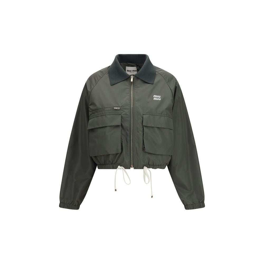 Miu Miu Bicolor Polyester Shell Jacket | Regal Royce
