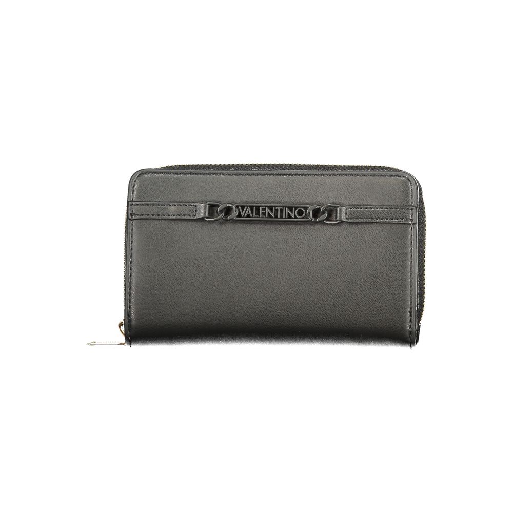 Mario Valentino Nero Polyurethane Women's Wallet | Regal Royce