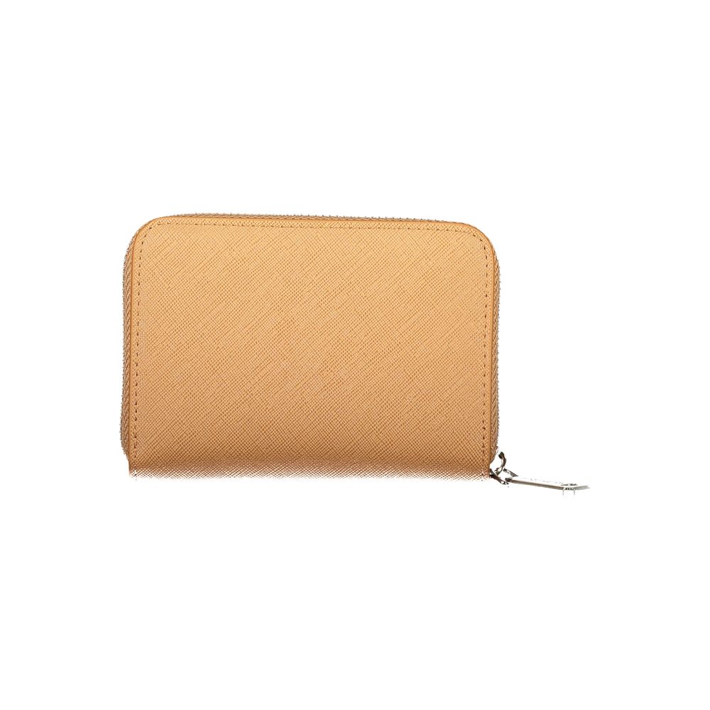 Mario Valentino Brown Polyurethane Women's Wallet | Regal Royce