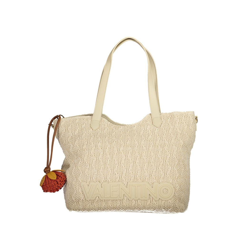 Mario Valentino Beige Polyethylene Women's Bag | Regal Royce