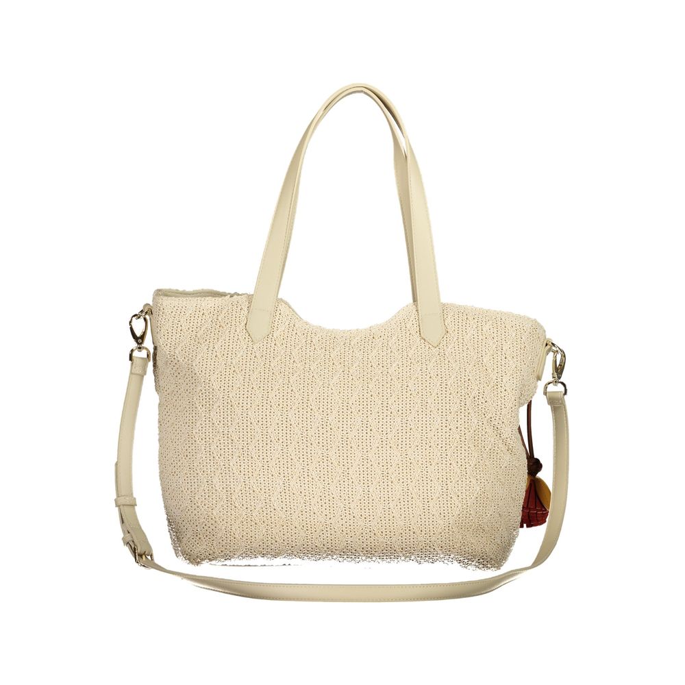 Mario Valentino Beige Polyethylene Women's Bag | Regal Royce