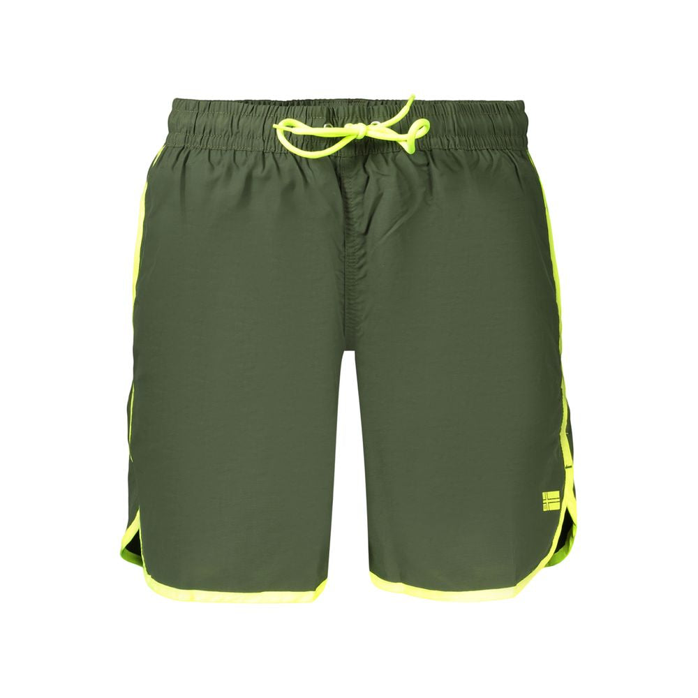 Norway 1963 Green Polyamide Men's Shorts | Regal Royce